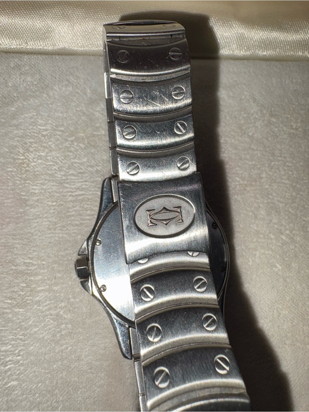 Santos steel Ronde De Cartier watch - Picture 6 of 11